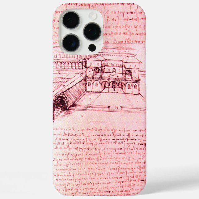 RENAISSANCE ARCHITEKTUR, ARCHITEKT, ENGINEER, rosa Case-Mate iPhone Hülle (Rückseite)