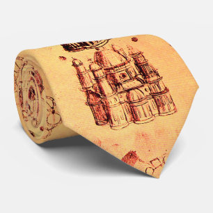 RENAISSANCE ARCHITEKTURELL GEZEICHNET von Leonardo Krawatte