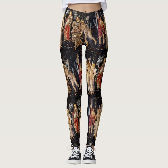 Renaissance Art Leggings - Botticellis Primavera (Vorderseite)