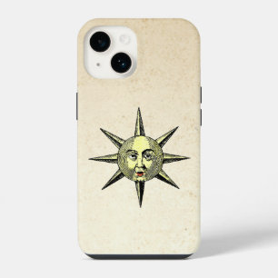 Renaissance Astronomie - Sonnengesicht Hand gefärb iPhone 14 Hülle