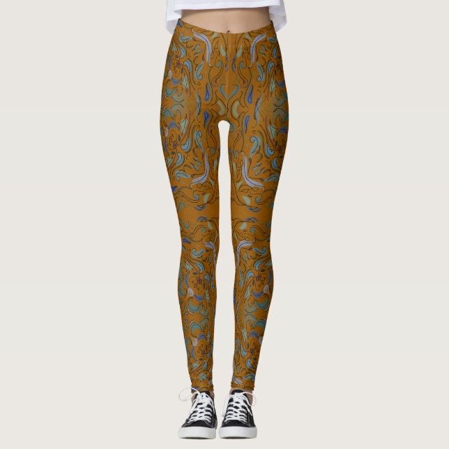 renaissance autumn tile leggings (Vorderseite)