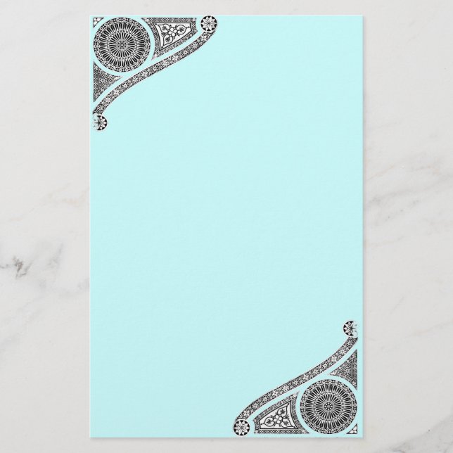 RENAISSANCE, blau Briefpapier (Vorderseite)