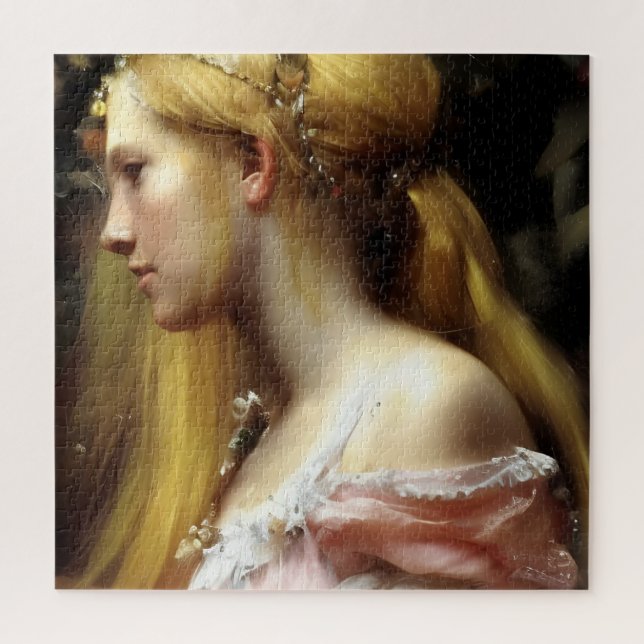 Renaissance Blonde Goddess Puzzle (Vertikal)