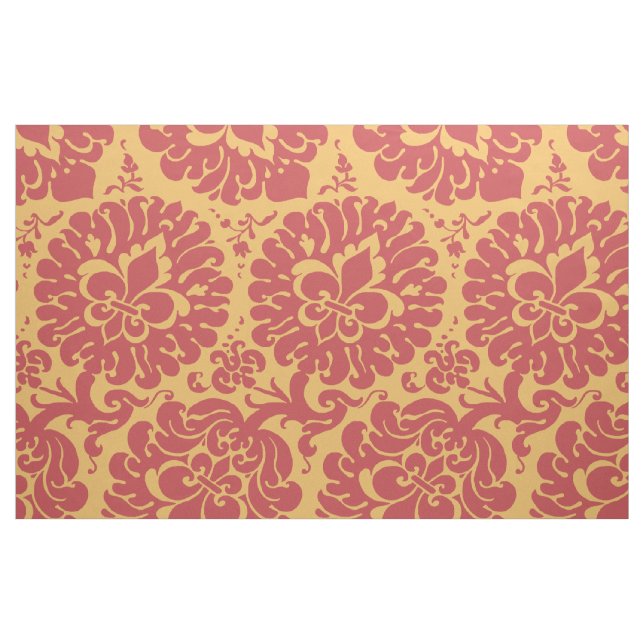 Renaissance-Blumenmuster Stoff (Fat Quarter (45,7 x 55,9 cm))
