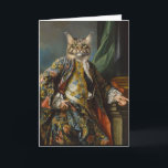 RENAISSANCE CAT BROTHER-GEBURTSTAGSKARTEN KARTE<br><div class="desc">RENAISSANCE CAT BROTHER BIRTHDAY CARD</div>