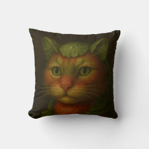Renaissance Cat Portrait Kissen