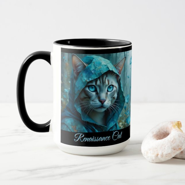 Renaissance Cat Tasse (Mit Donut)