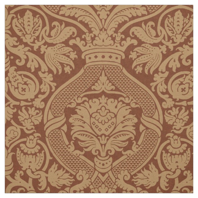 Renaissance Damast - Bernsteine Stoff (Muster)