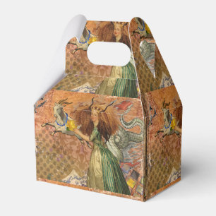 Renaissance-Dame Capricorn-Fantasy-Vintage-Zodiaku Geschenkschachtel