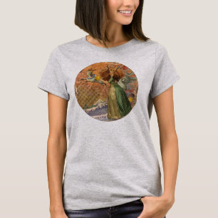 Renaissance-Dame Capricorn-Fantasy-Vintage-Zodiaku T-Shirt