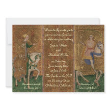 Renaissance-Damen-und Ritter-Hochzeit