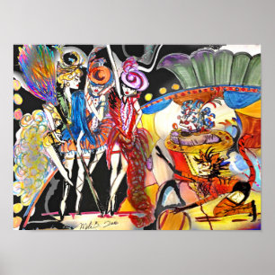 Renaissance Deco Zirkus-Serie Poster