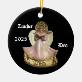 RENAISSANCE DEO ANGEL FÜR LEHRER 2025 KERAMIK ORNAMENT