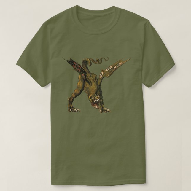 Renaissance-Drache-T-Shirt T-Shirt (Design vorne)