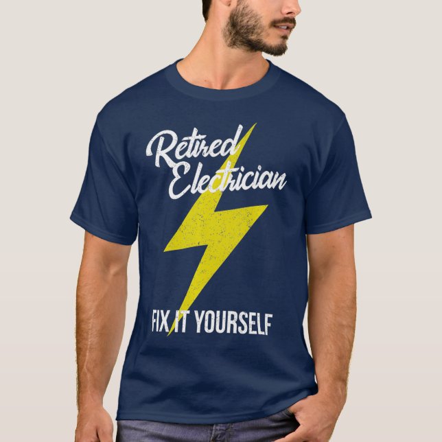 Renaissance Electrical Fix Sie selbst lustig T-Shirt (Vorderseite)