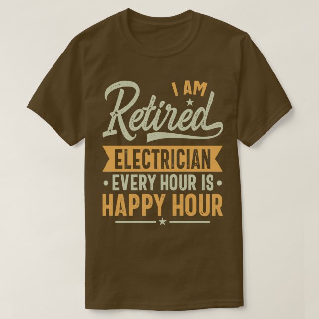 Renaissance Electrician Gift Ideen Elektro-müde T-Shirt (Design vorne)