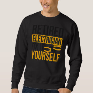 Renaissance-Elektriker reparieren es selbst Elektr Sweatshirt