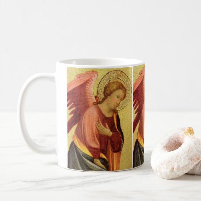 Renaissance Engel von Master of the Bambino Vispo Kaffeetasse (Mit Donut)