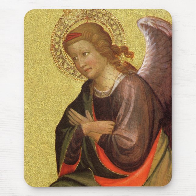 Renaissance Engel von Master of the Bambino Vispo Mousepad (Vorne)