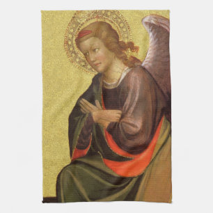 Renaissance-Engel von Meister des Bambino Vispo Geschirrtuch