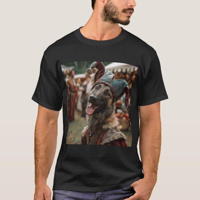 Renaissance Faire Dogs: Belgian Malinois T-Shirt (Vorderseite)
