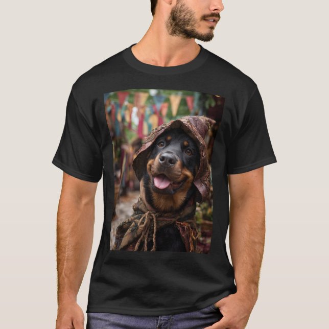 Renaissance Faire Dogs: Rottweiler T-Shirt (Vorderseite)