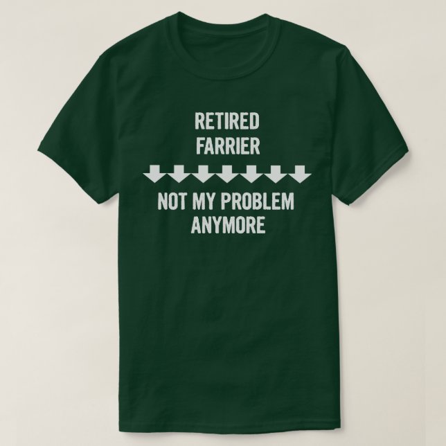 Renaissance Farrier nicht mehr mein Problem T-Shirt (Design vorne)