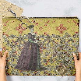 Renaissance Floral Splendor De Seidenpapier