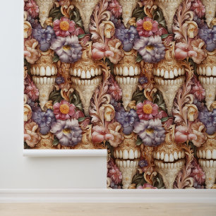 Renaissance Flower Tooth Zahnheilkunde Dekoration Tapete