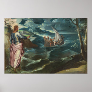 Renaissance gerahmter Kunstdruck Christi Poster