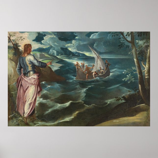 Renaissance gerahmter Kunstdruck Christi Poster (Vorne)