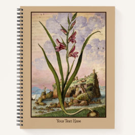 Renaissance Gladioli-Notebook Notizbuch