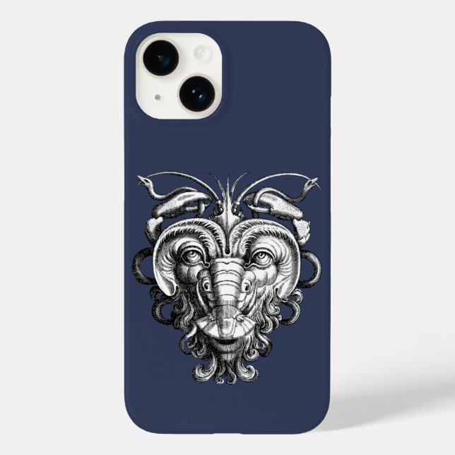 Renaissance Grotesque Gargoyle Face Lobster Man Case-Mate iPhone Hülle (Rückseite)