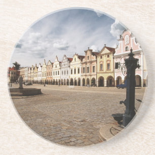 Renaissance-Häuser Sandstein Untersetzer