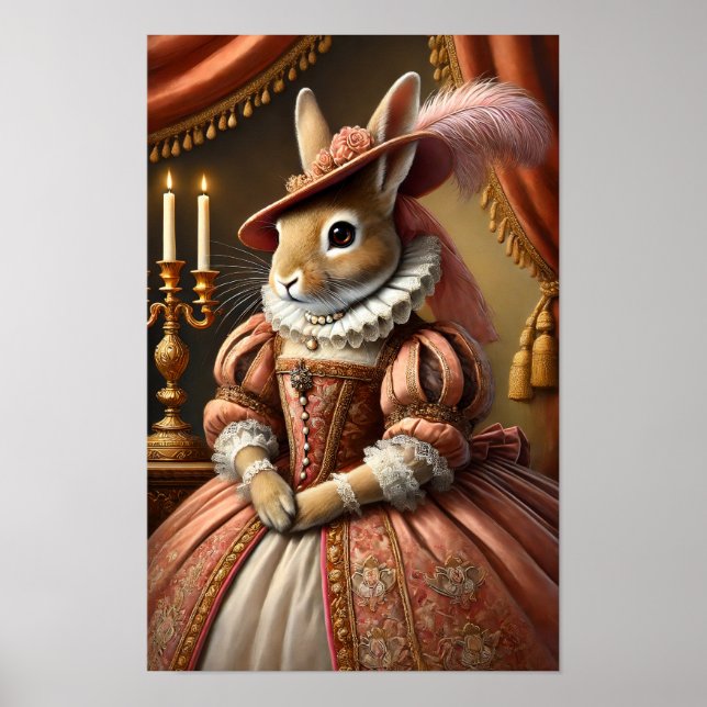 Renaissance-Herzogin Bunny Poster (Vorne)