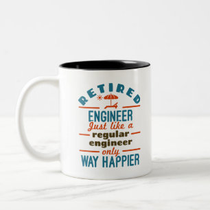 Renaissance Ingenieur Happier Engineering Retireme Zweifarbige Tasse