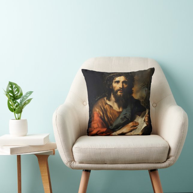 Renaissance Jesus Christus Kissen (Stuhl )