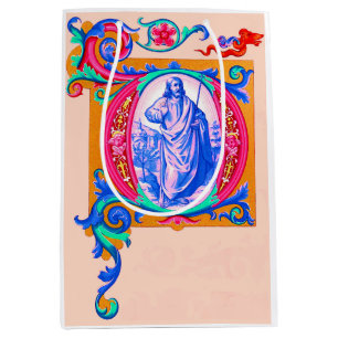 Renaissance Jesus print Mittlere Geschenktüte