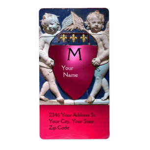 RENAISSANCE KLEINE ANGELS MONOGRAM Rosa Ruby