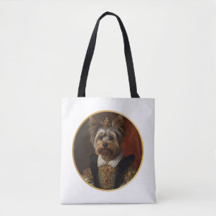 Renaissance-Königinnenporträt Yorkshire Terrier