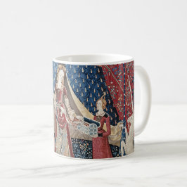 Renaissance Lady and Unicorn (Ein Wunsch) Kaffeetasse