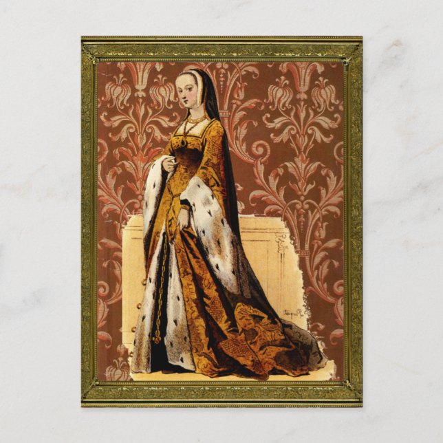 Renaissance Lady Postkarte (Vorderseite)