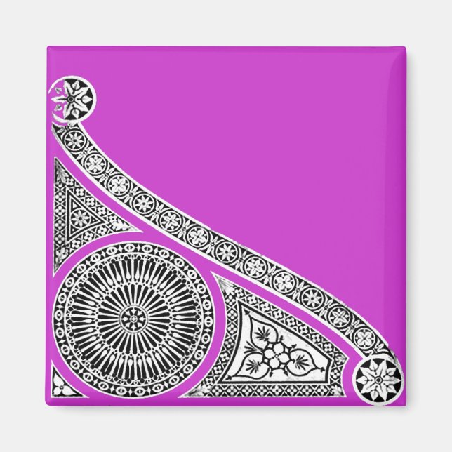RENAISSANCE lila Magnet (Vorne)
