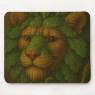 Renaissance Lion Portrait Mousepad