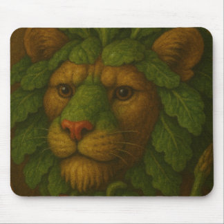 Renaissance Lion Portrait Mousepad