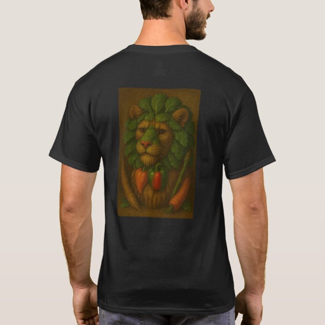 Renaissance Lion Portrait T-Shirt (Rückseite)