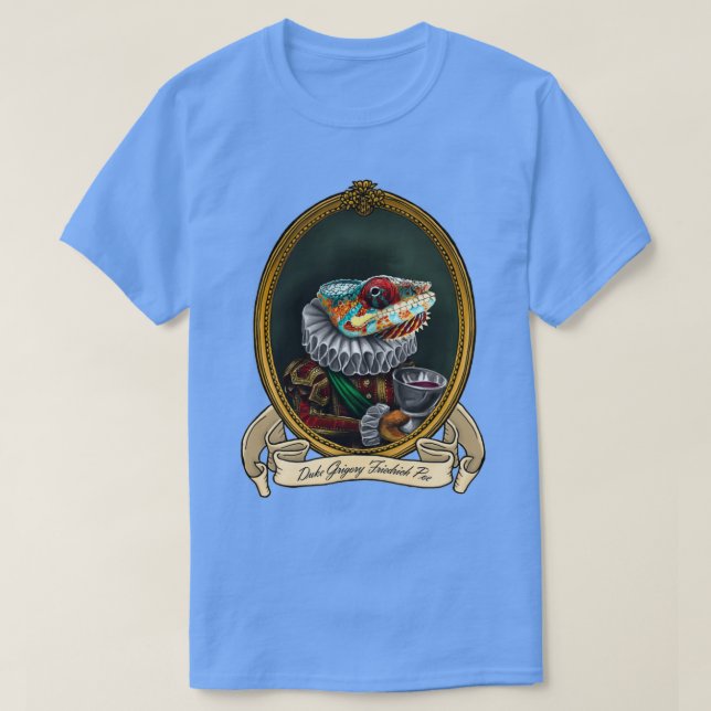 Renaissance Lizard Duke Grigory Friedrich Poe A Pa T-Shirt (Design vorne)