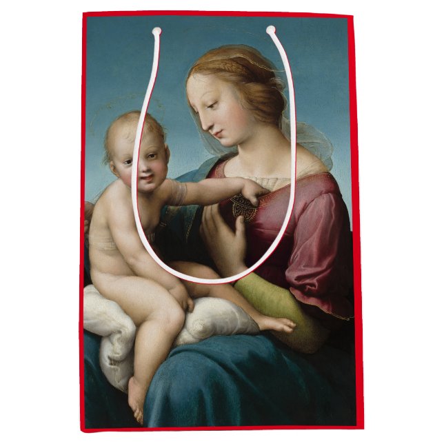 RENAISSANCE MALKIERUNG VON MADONNA UND KIND MITTLERE GESCHENKTÜTE (Vorderseite)