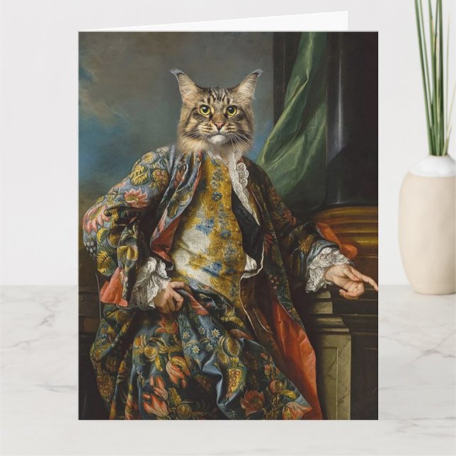 RENAISSANCE MAN CAT VATER'S DAY BIG CARD KARTE (Vorderseite)