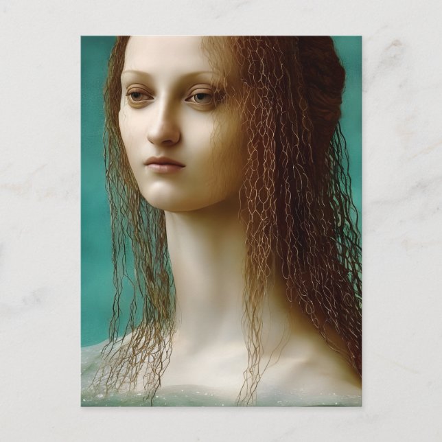Renaissance Mermaid Postkarte (Vorderseite)
